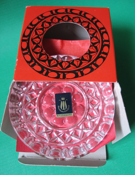 Weinglasuntersetzer Bleikristall, Seebachhütte, 6 Stück, unbenutzt