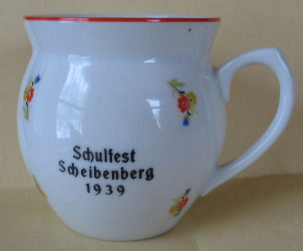 Schulfest Scheibenberg 1939, Andenkentasse
