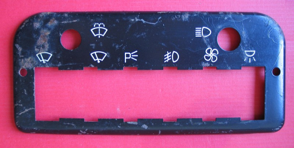 Schalterleiste, Schalterrahmen, IFA W50, W 50, späte Ausführung, #2