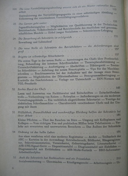 Brigitte Stenotypistin, Sekretärin, DDR 1961