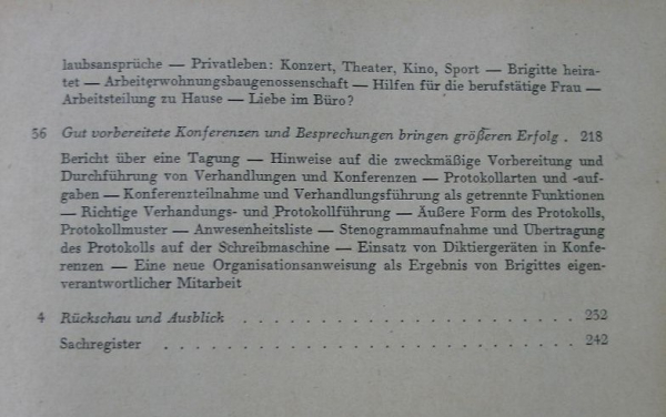 Brigitte Stenotypistin, Sekretärin, DDR 1961