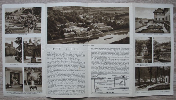 Pillnitz an der Elbe, Prospekt 30-er Jahre