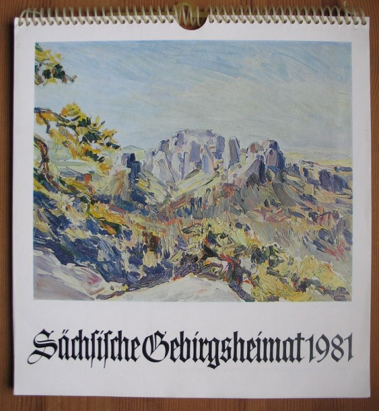 Sächsische Gebirgsheimat, Kalender 1981