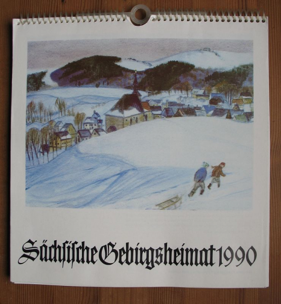 Sächsische Gebirgsheimat, Kalender 1990