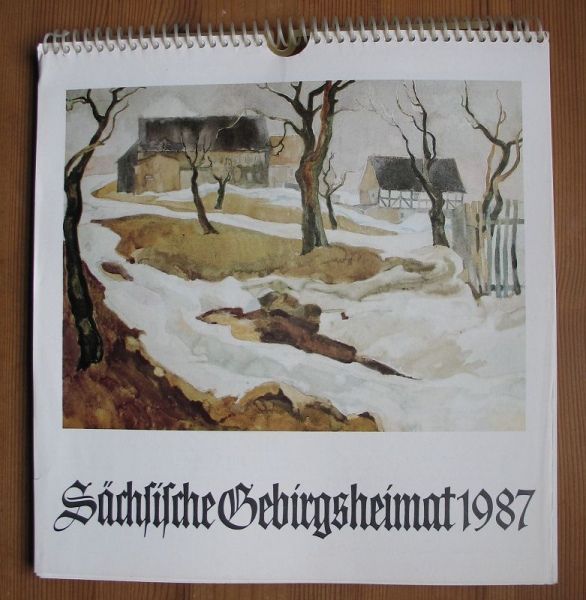 Sächsische Gebirgsheimat, Kalender 1987