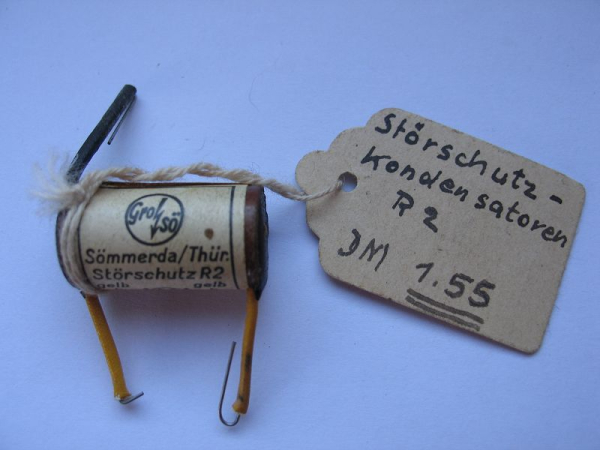 Störschutzkondensator R2, GroSö, Ernst Groß Sömmerda