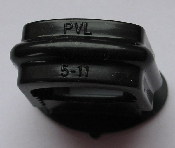 25 Rastenschellen, Kabelschellen, PVL 5-11, schwarz