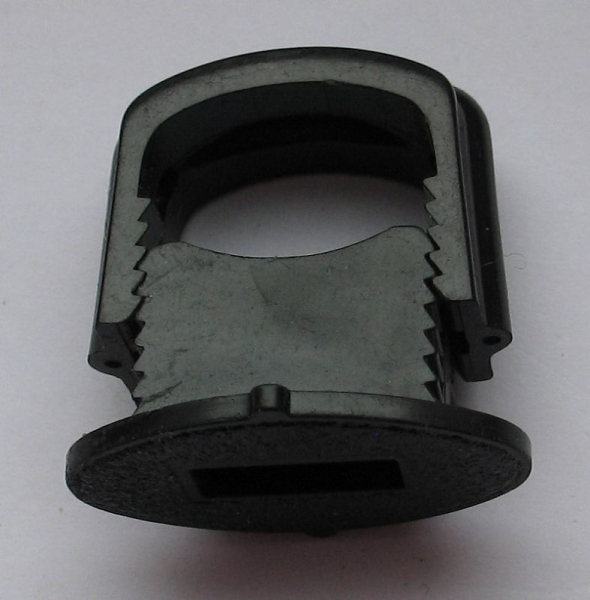 25 Rastenschellen, Kabelschellen, PVL 5-11, schwarz