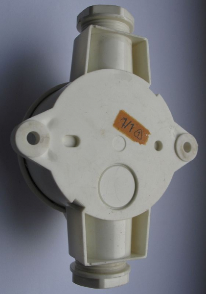 Kreuzschalter Feuchtraum, Aufputz, Kippschalter, weiß, #322