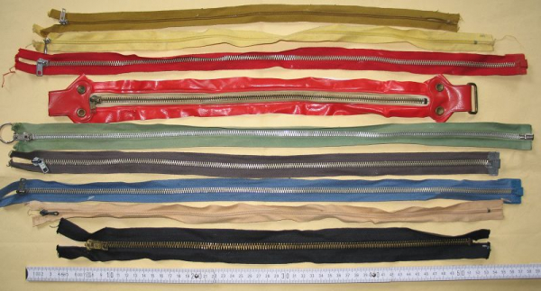 60 Reißverschlüsse aus DDR- Zeiten, Solidor etc.