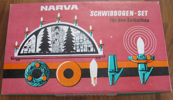 Narva Schwibbogen-Set für den Selbstbau, DDR