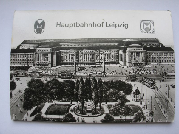 Hauptbahnhof Leipzig, Ansichtskartenmappe, DDR 1985, #310