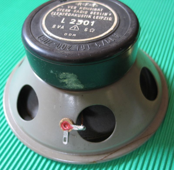 Lautsprecher L2301, L 2301, VEB Elektroakustik Leipzig, 2 Stück, RFT, DDR, unbenutzt