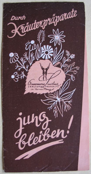 Annemarie Lindner Eilenburg, Kräuterpräparate Prospekt DDR 1959