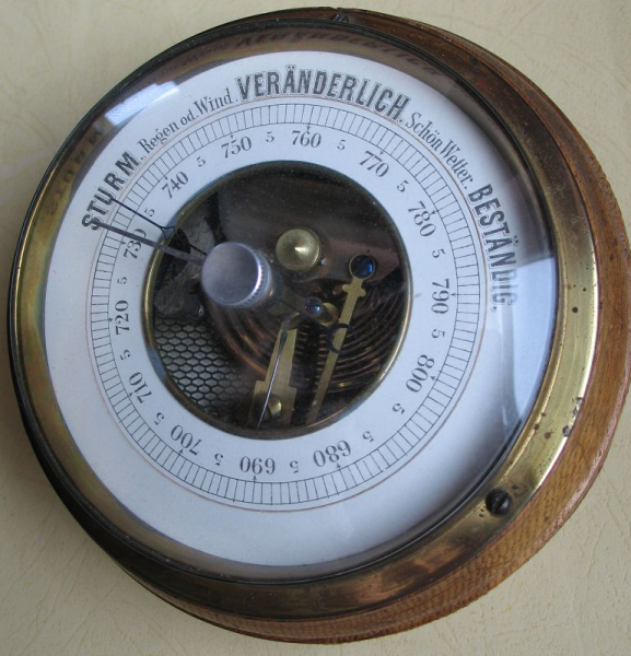 Barometer, Antik, um 1900