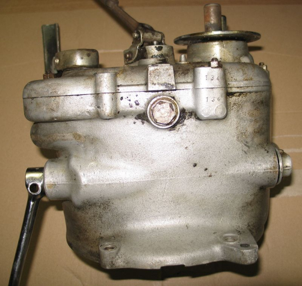 Getriebe BMW R25, R 25, mit Kickstarter und Schalthebel