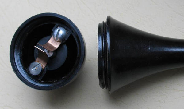 Taster, Klingel, Tischklingel, Bakelit, 40-er Jahre, #31