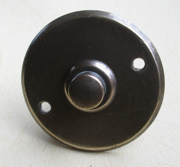 Klingeltaster, Klingelknopf Messing, um 1925, #28