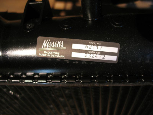 Kühler Ford Express, Courier, Escort, Fiesta, Nissens 62117, 232472   #2