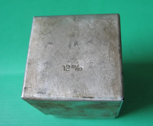 Schlagzahlen aus DDR- Zeiten, 12 mm, #8