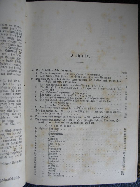 Handbuch der Kirchen-Statistik für das Königreich Sachsen, 1875