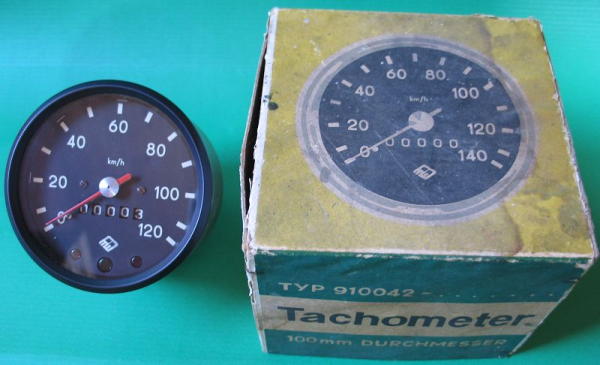 Tachometer Typ 910042, DDR, Trabant, Barkas, IFA W50 etc.