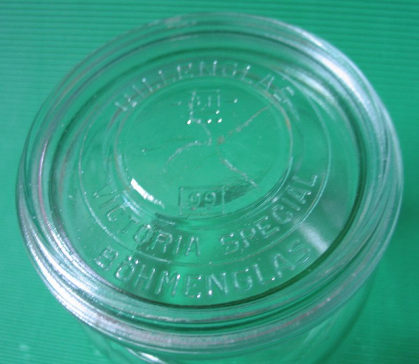 VICTORIA Böhmenglas, Einkochglas, Konservenglas, Einweckglas, 50-er Jahre, #7