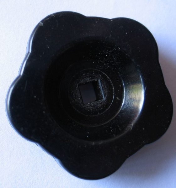 Handrad, Sterngriff für Wasserhahn, Absperrschieber, Bakelit, 40 mm, #8