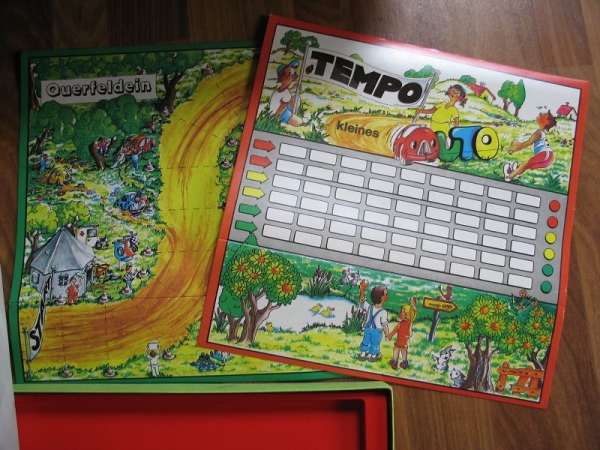 Querfeldein, Ein Rallyespiel, Plasticart, DDR 80-er Jahre