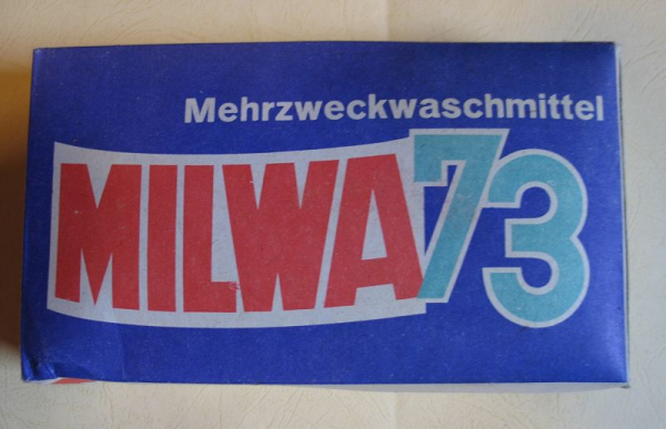MILWA 73, Waschpulver DDR, VEB Agrochemie Piesteritz, Werk Prettin