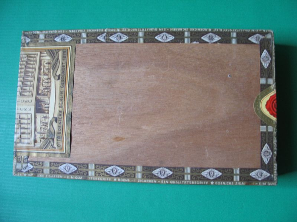 Zigarrenkiste Otto Boenicke Berlin, um 1920