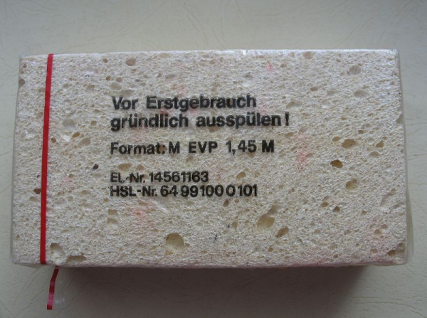 Elsterberger Viskose, Schwamm DDR, Elsterberg