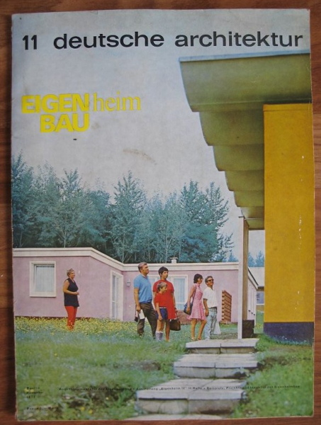 Eigenheimbau, Deutsche Architektur, Angebotsprojekte, DDR 1972, Halle- Trotha, Cottbus- Madlow