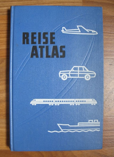 Reise- Atlas, DDR 1975, VEB Tourist Verlag