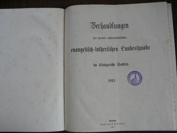 Stempel Kirche Stadt Callnberg (Lichtenstein)