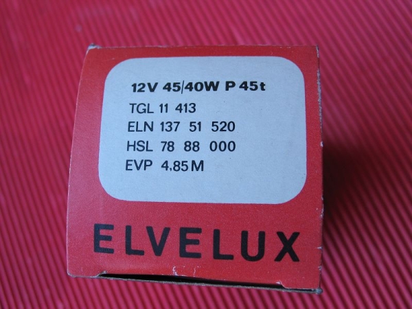 Glühlampe, Biluxlampe EVELUX, 12V 45/40W, 12 Volt 45 / 40 Watt #26