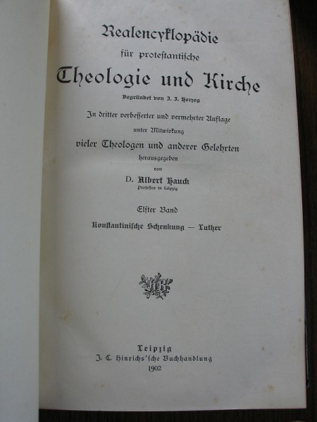 Realencyklopädie für protestantische Theologie und Kirche, 11. Band, k1