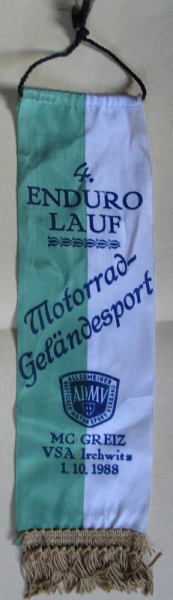 4. Endurolauf Motorrad- Geländesport, MC Greiz Irchwitz, ADMV, DDR 1988