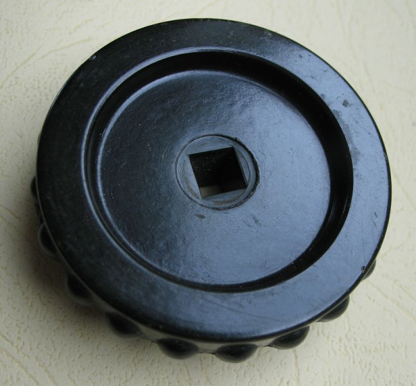 Handrad, Sterngriff für Wasserhahn, Absperrschieber, Bakelit, DDR, #17