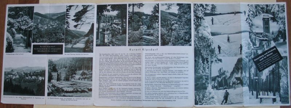 Kurort Kipsdorf, Osterzgebirge, Prospekt 1937