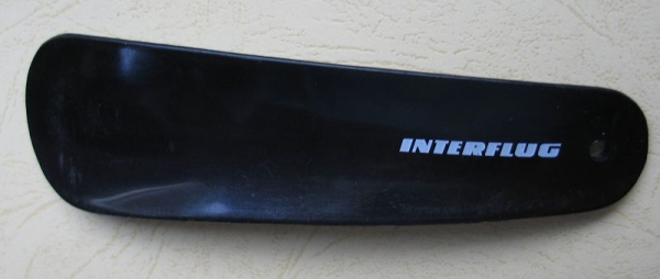 INTERFLUG, Schuhanzieher, Schuhlöffel