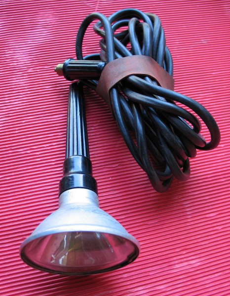 Handlampe IKA FEK, mit Tasche, DDR, Framo, Robur, Barkas, Wartburg, Trabant, #4