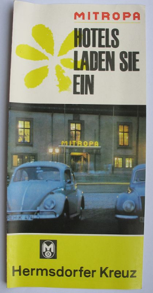 Mitropa Hotels, Hermsdorfer Kreuz, Rasthof Hermsdorf, VW Käfer Rehau