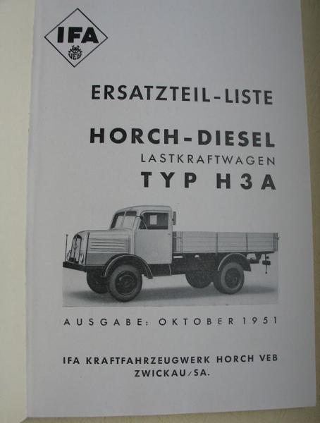 IFA Kraftfahrzeugwerk Horch Zwickau