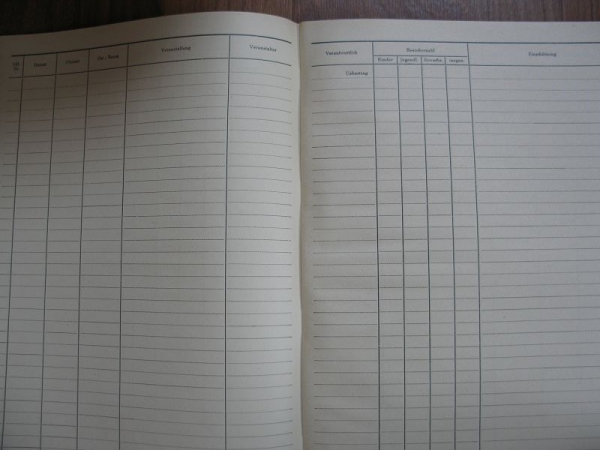 Klubtagebuch, Klubhaus, Kulturhaus, MTS, DDR um 1960