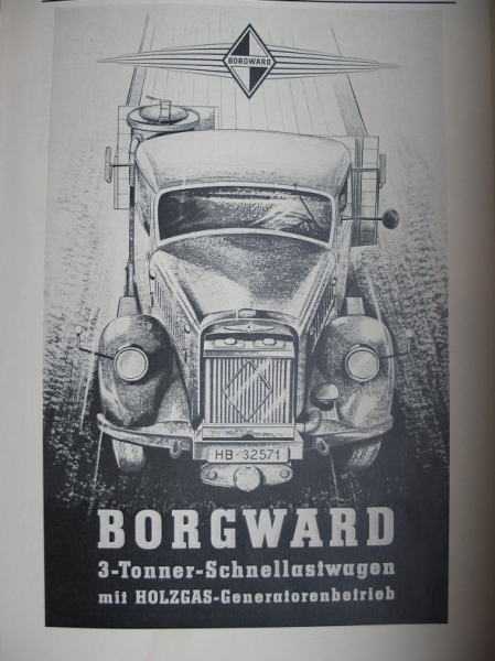 Borgward 3 Tonner Schnellastwagen, Inserat