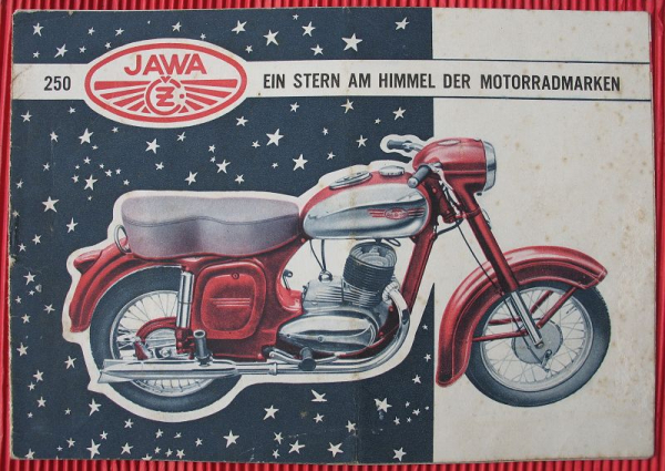 Prospekt JAWA 250, 50-er Jahre
