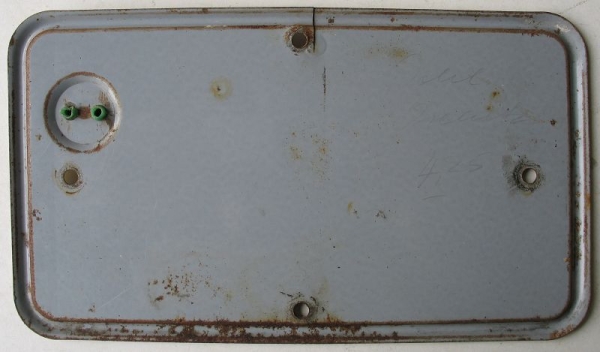 DDR Nummernschild NL 80-96, Bezirk Gera