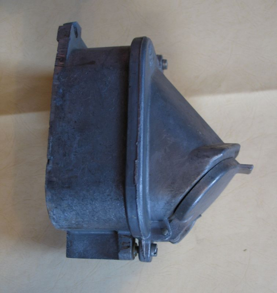 Kragensteckdose 3-polig, 25 Ampere, VEB Elektroschaltgeräte Grimma, DDR, unbenutzt, #337