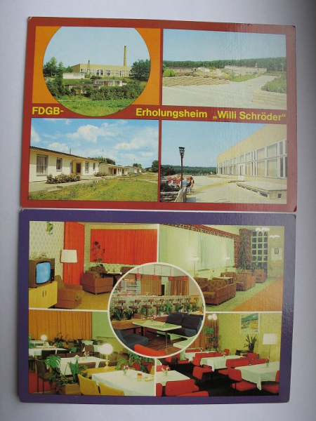 Groß Labenz, Klein Labenz, Erholungsheim, 2 Karten, DDR 1981, #318